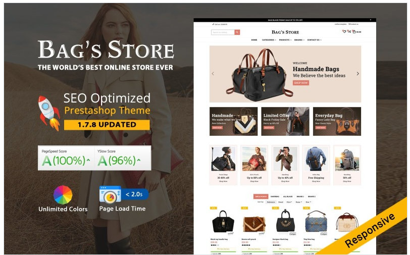 Bag shop - Fashion Accessories Multipurpose Prestashop Theme