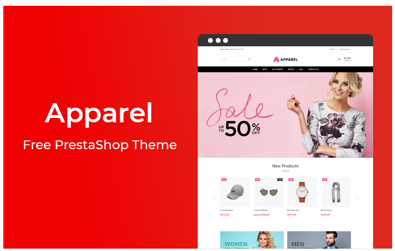 Apparel – Free PrestaShop Theme