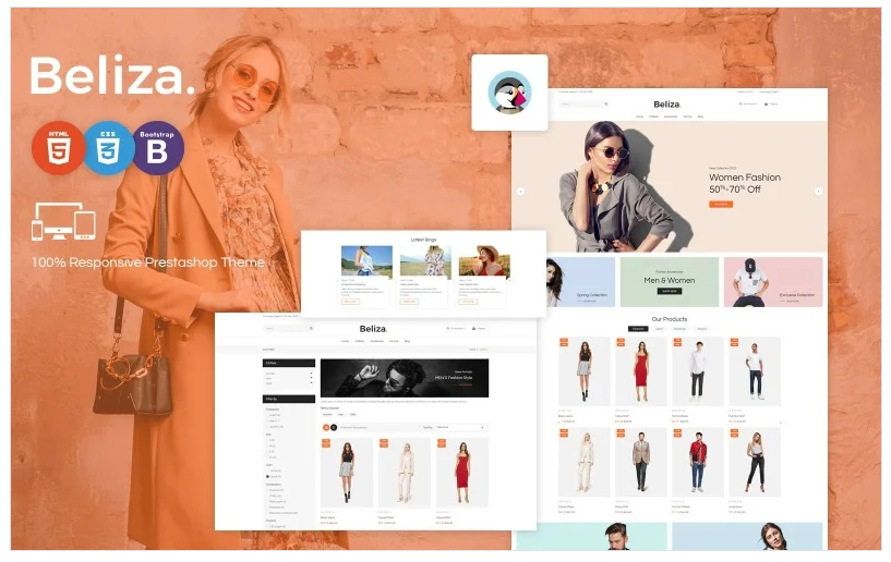 Beliza - Fashion PrestaShop Template