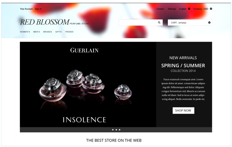 Any Taste Fragrance PrestaShop Theme