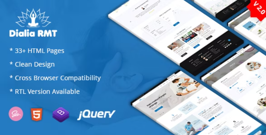 Dialia - Registered Massage Therapy HTML Template
