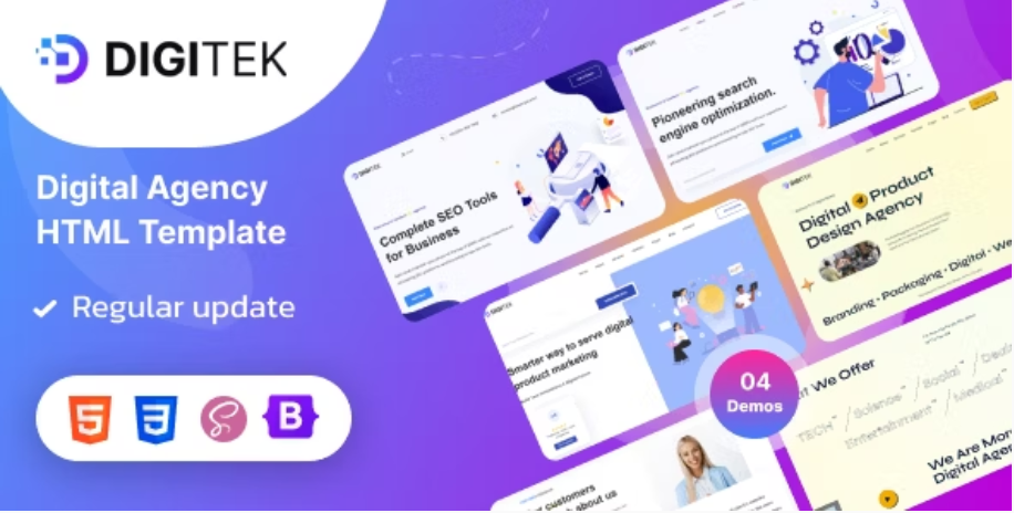 Digitek - Seo service HTML Template