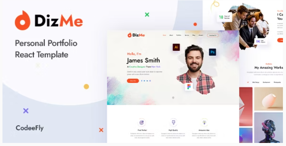 Dizme - Personal Portfolio React Nextjs Template