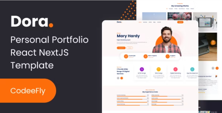 Dora - Personal Portfolio React NextJS Template