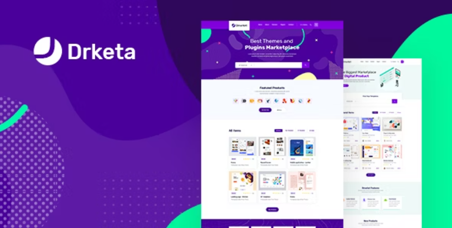 Modern Digital Product Marketplace HTML Template