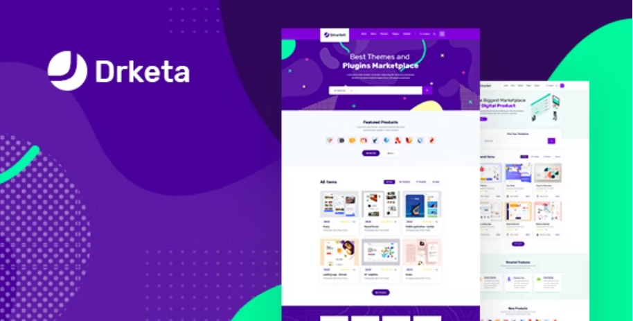 Digital Product Marketplace React Template