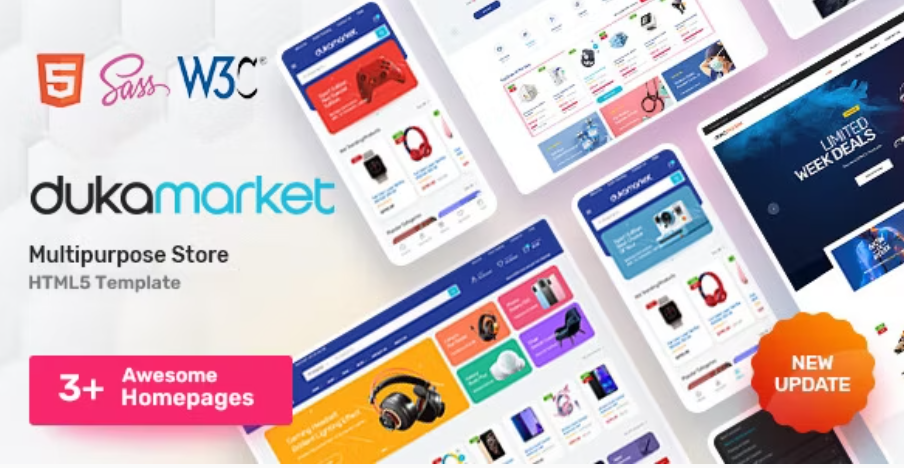 Duka Market - Multipurpose eCommerce Template