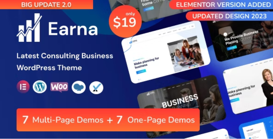 Earna - Consulting Business Template