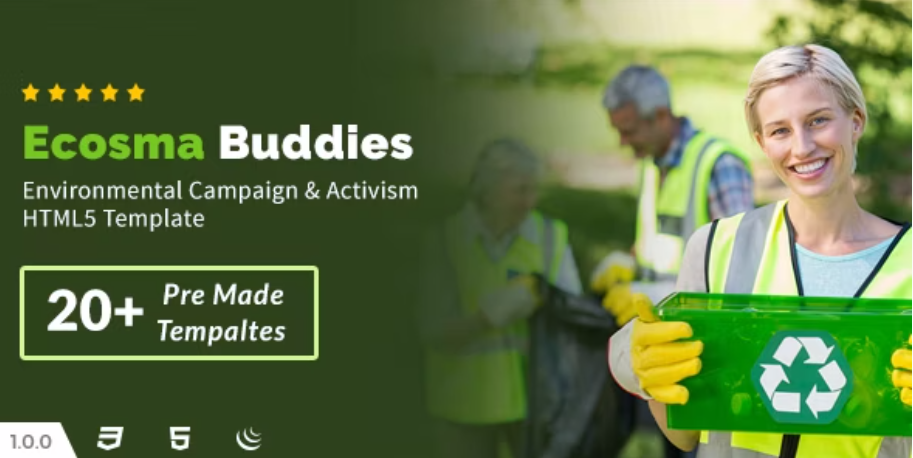 Ecosma Buddies - Environmental Campaign Template
