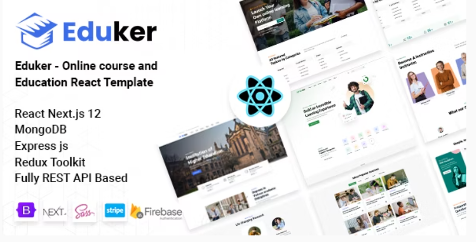 Eduker - React Next JS Education Template