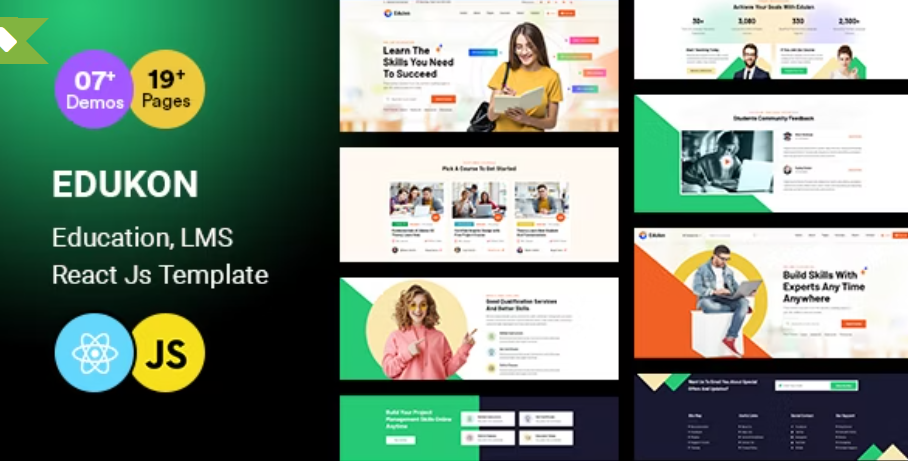 Edukon - Education And LMS React JS Template