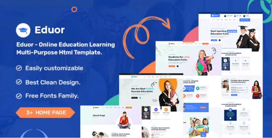 Eduor - Online Education Learning Multi-Purpose HT