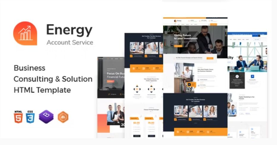 Energy - Business Consulting HTML Template