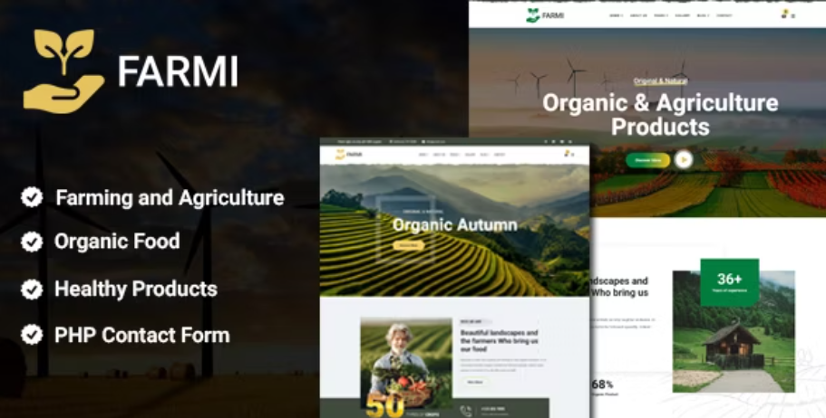 Farmi - Organic Farm Agriculture Template