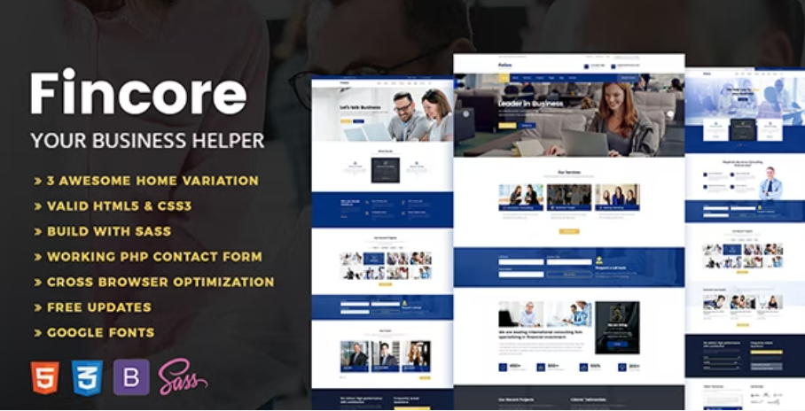 Fincore - Consulting & Business Template