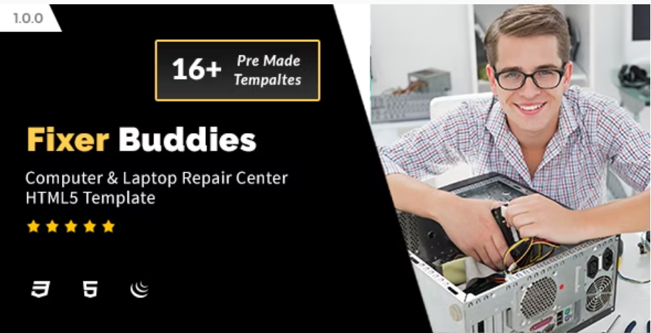 Fixer Buddies - Computer Repair HTML5 Template