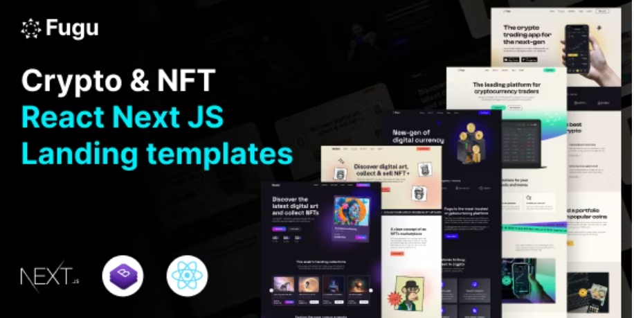Fugu - NFT & Crypto React Next js Template