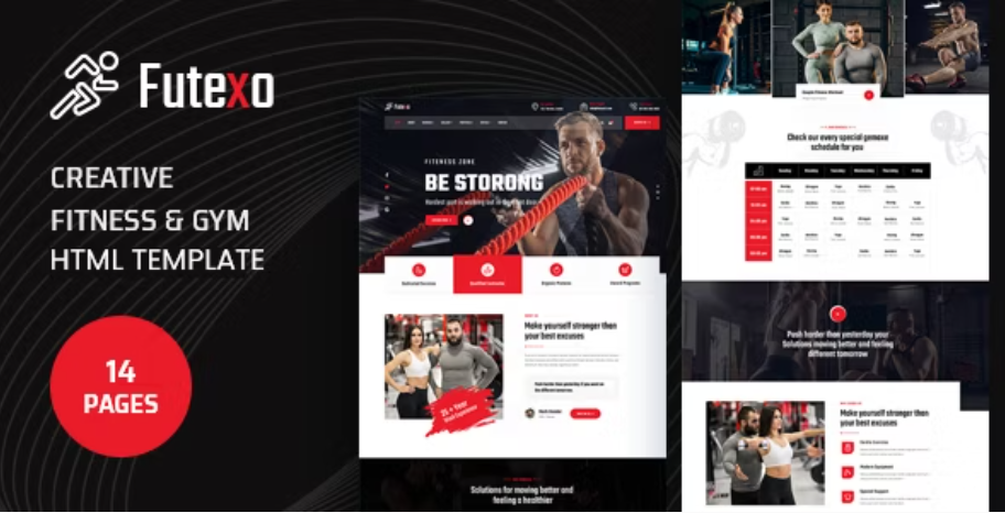 Futexo - Fitness & Gym HTML Template