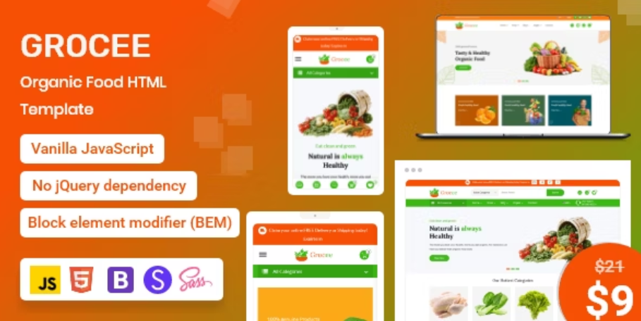 Grocee - Organic Food HTML Template