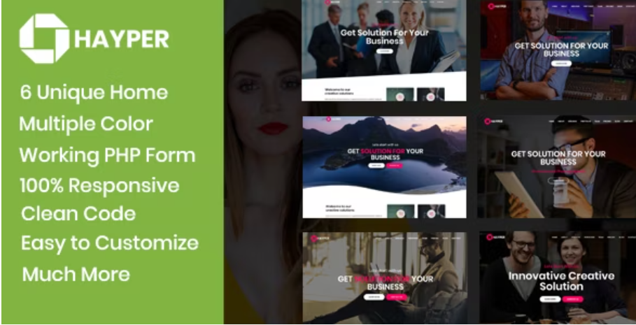 Hayper - Creative Onepage Multipurpose Template