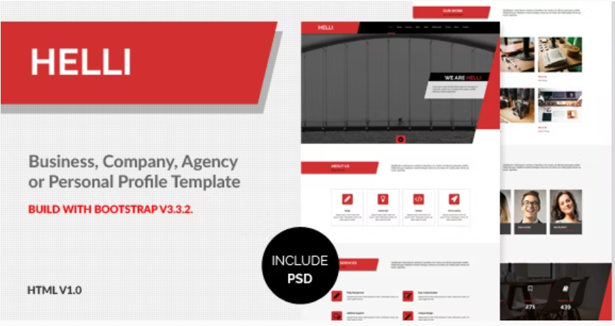 Helli - Creative HTML Template