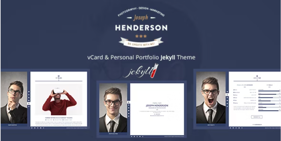 Henderson - vCard Personal Portfolio Jekyll Theme