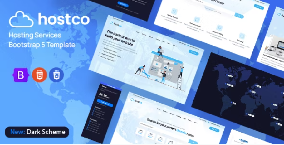 Hostco - Hosting HTML Template