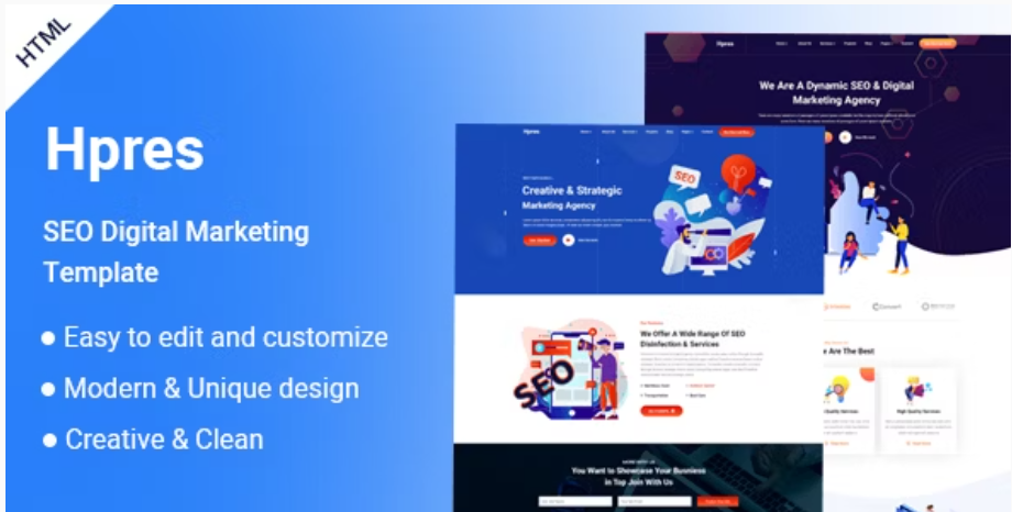Hpres-SEO Digital Marketing HTML Template