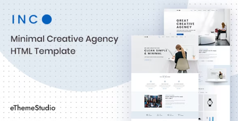 Inc - Minimal Creative Agency HTML Template