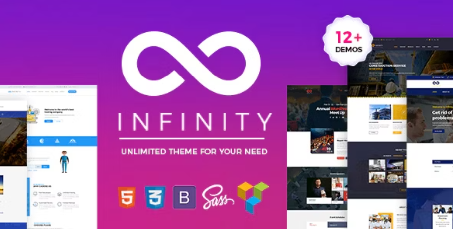 infinity - One Page Template