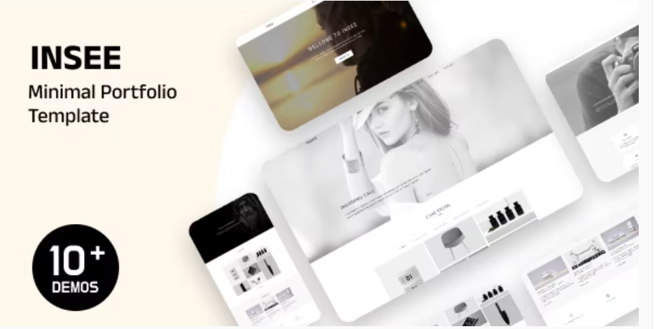 Insee - Minimal Portfolio HTML Template