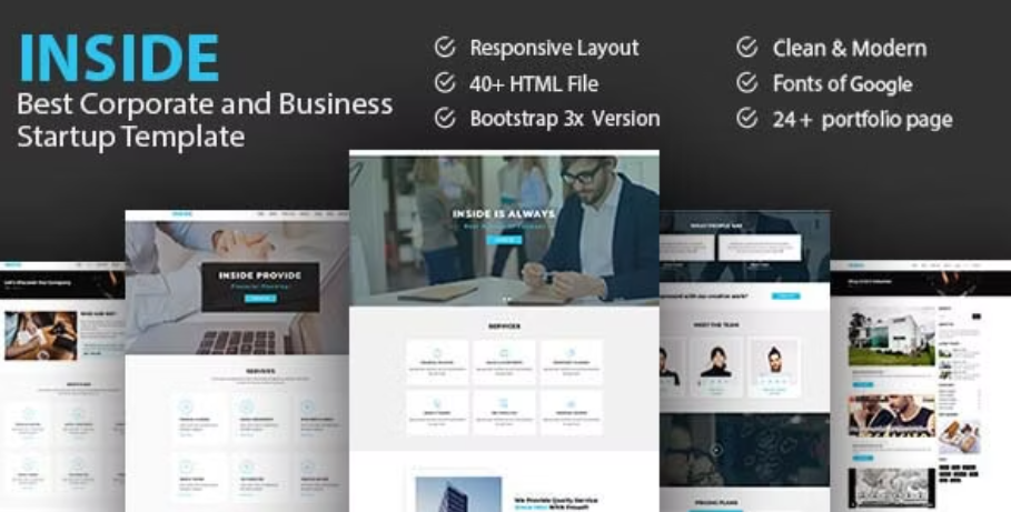 Inside - Best Corporate Startup Template