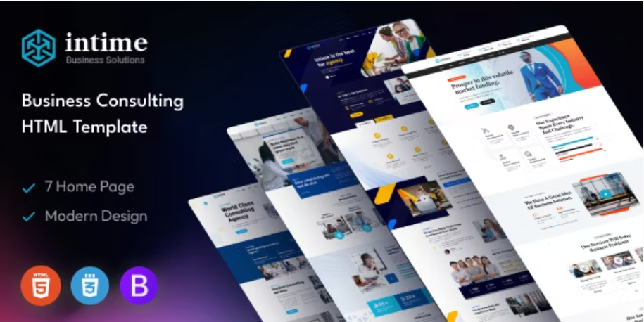 Intime - Business Consulting HTML Template