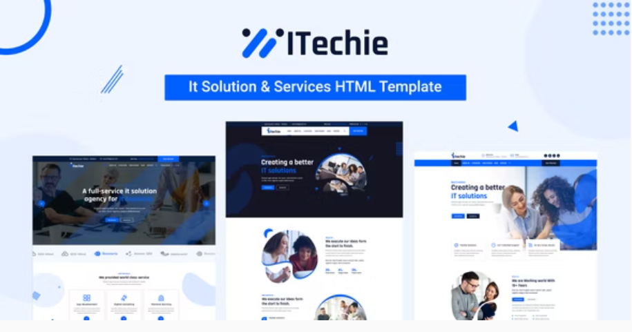 Itechie - IT Solutions and Services html template
