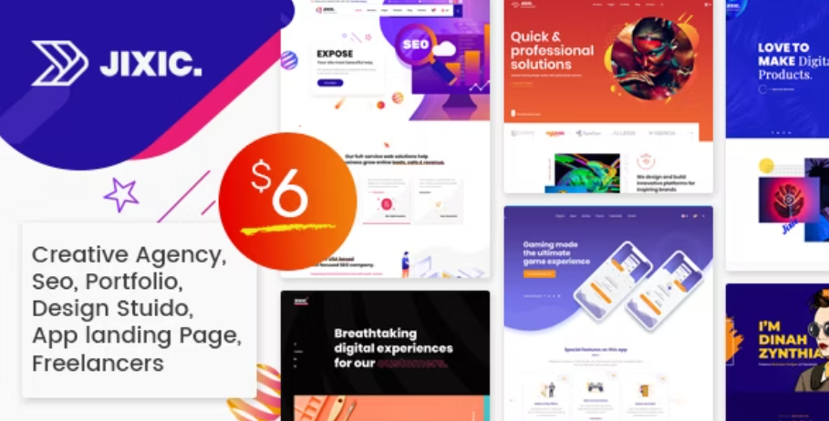Jixic - Creative Agency & Multipurpose Template