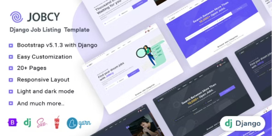 Jobcy - Django Job Board & Listing Template