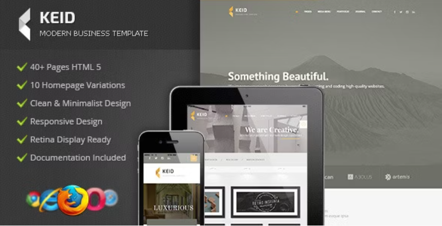 Keid - Modern Multipurpose HTML Template