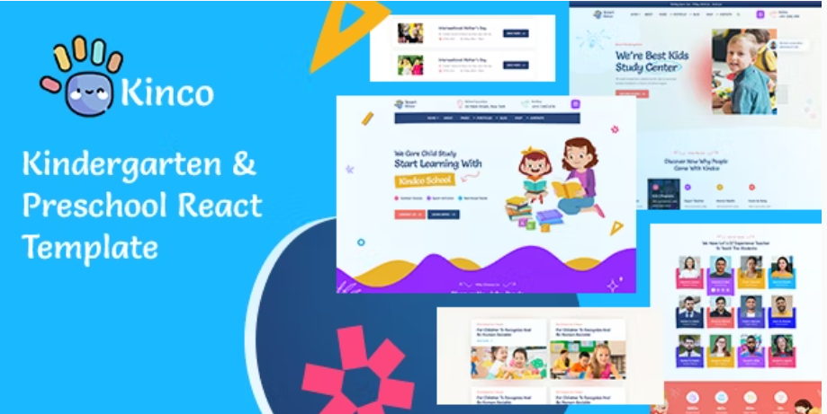 Kinco - Day Care & Kindergarten React Template