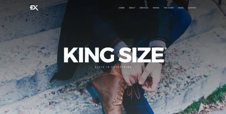 King Size - Creative Portfolio Template
