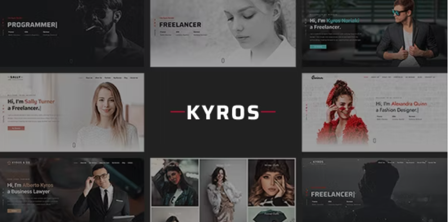 Kyros - Personal Portfolio HTML Website Template