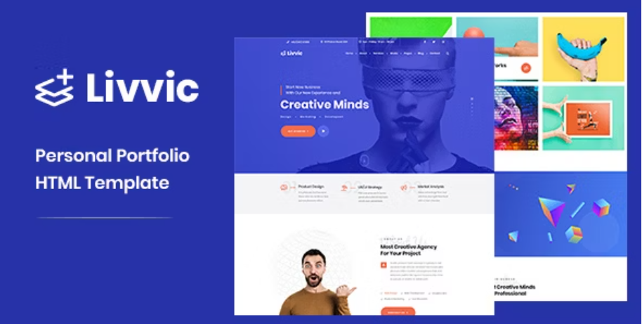 Livvic - Personal Portfolio HTML Template