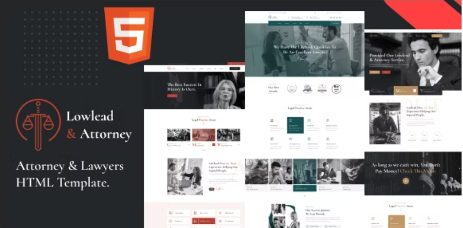 Lowlead - Attorney & Lawyers HTML Template