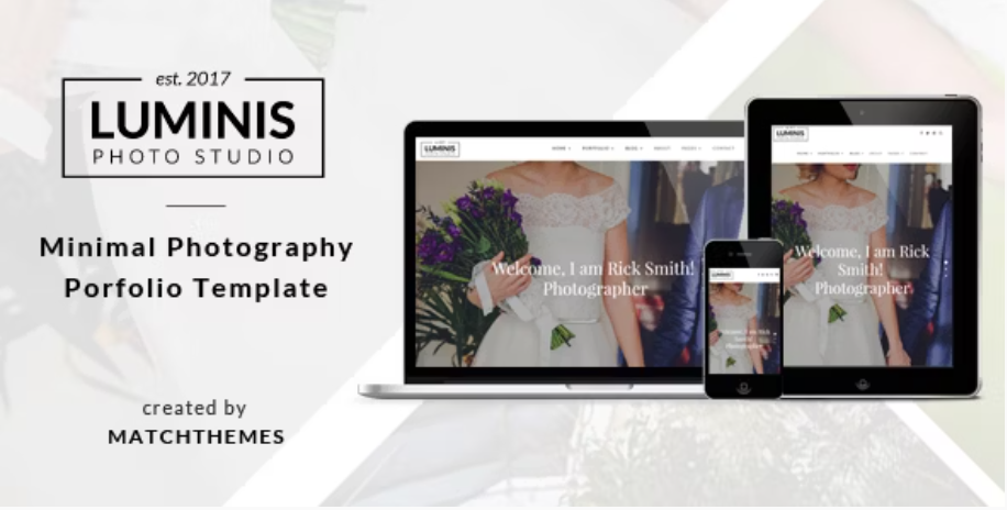 Luminis - Minimal Photography Portfolio Template