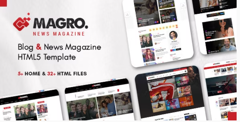 Magro - News Magazine & Blog Responsive Template
