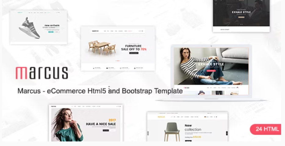Marcus - Multipurpose eCommerce HTML Template