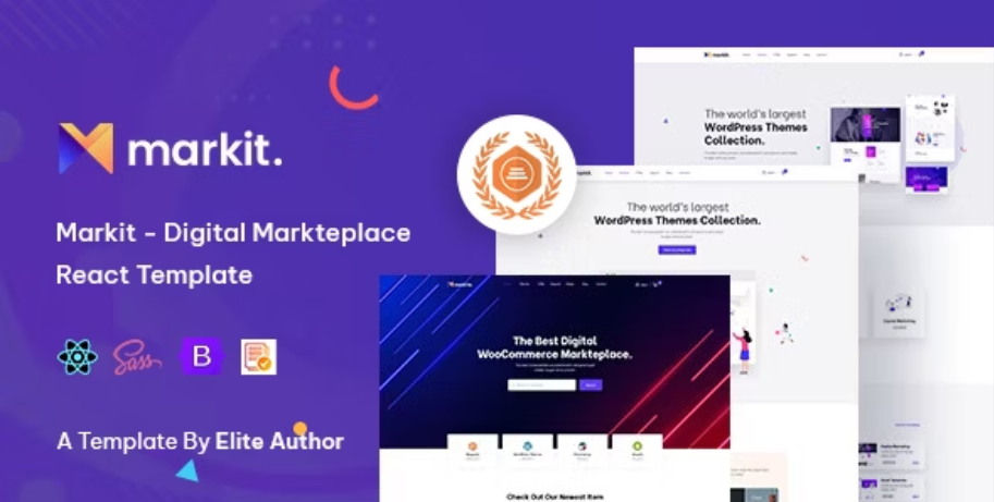 Markit - Digital Marketplace React Next JS
