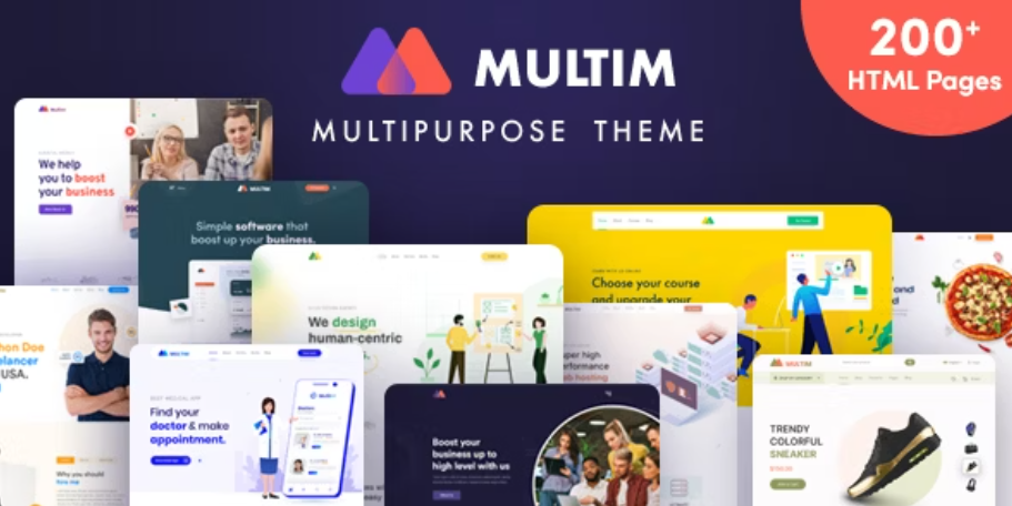 Multim - Creative multipurpose HTML5 template download