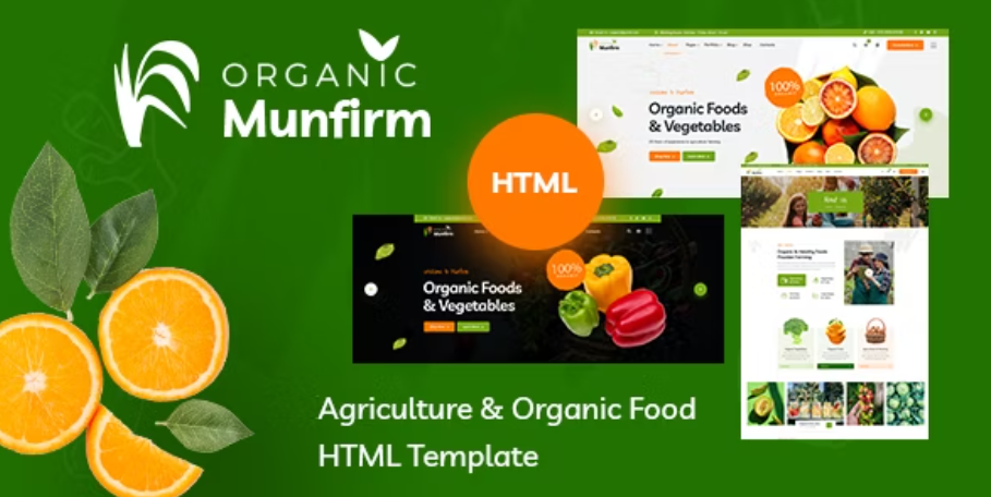Munfirm - Organic Food Store HTML Template