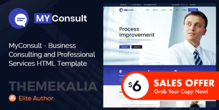 MyConsult - Business Consulting Service Template