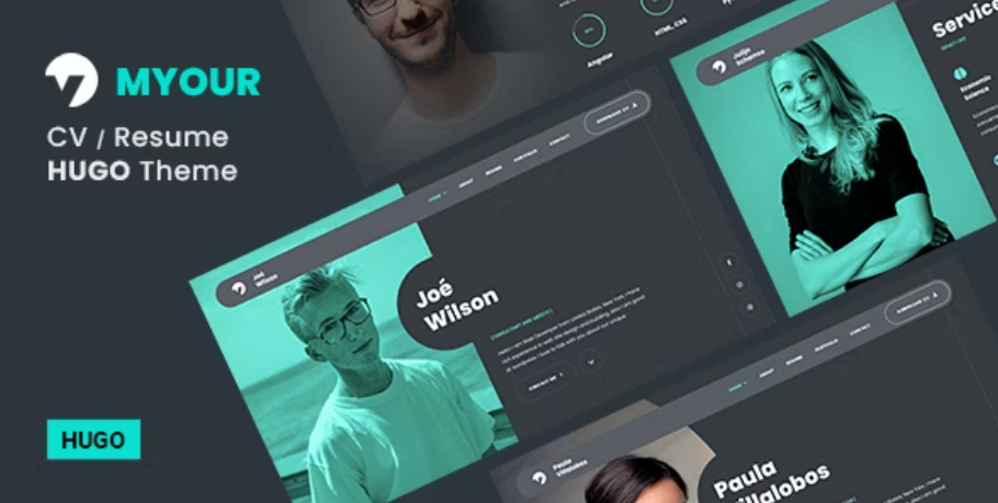 Myour - Personal Portfolio Resume Hugo Theme